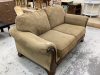 LOVESEAT- BROWN FABRIC - 2