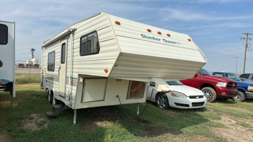 1992 King Of The Road 5th Wheel SLUMBER QUEEN FIFTH WHEEL RV. TANDEM AXLE.