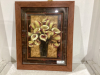 3 FRAMED FLORAL/TREE PICTURES - 2