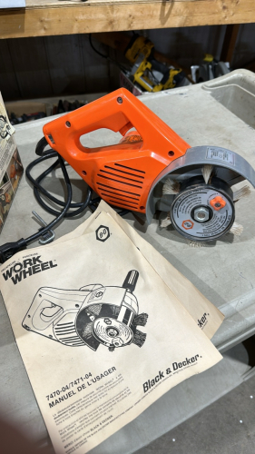 Black and decker work wheel