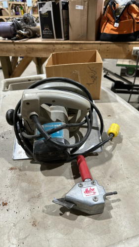 Rockwell circular saw and Malco Trimmer