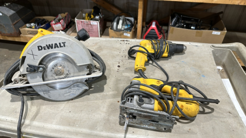 Miscellaneous box of tools