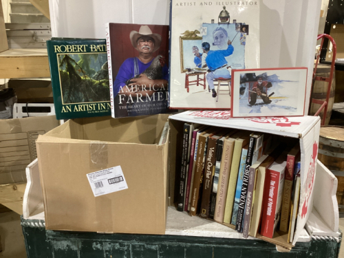 2 BOXES OF BOOKS