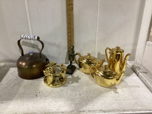 ROYAL WORCESTER ENGLAND PIECES,COPPER KETTLE,