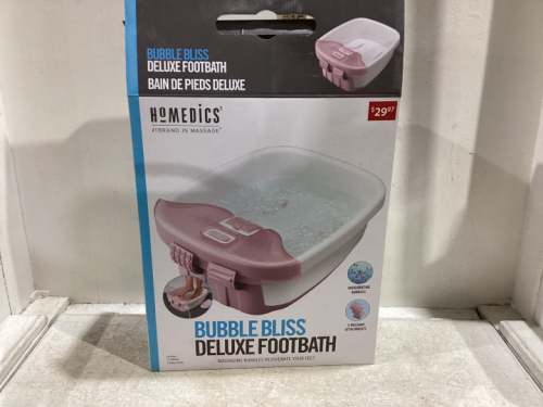 HOMEDICS BUBBLE BLISS FOOTBATH