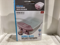 HOMEDICS BUBBLE BLISS FOOTBATH