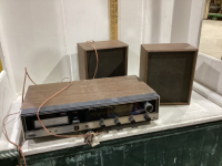 REALISTIC 8 TRACK PLAYER AND SPEAKERS