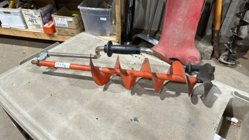 Hand ice auger