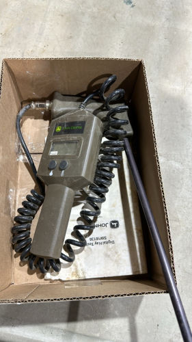 John Deere bail moisture tester