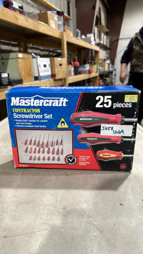 Mastercraft 25 piece contractor screwdriver set