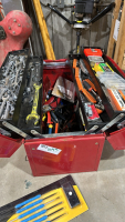 Red toolbox, and contents