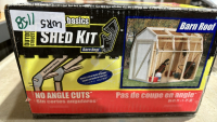 Barn roof shed kit