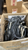 Box of random, GPS, outback cables and computer cable