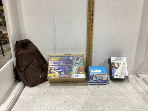 CROSSBODY BAG, KARAOKE PLAYER, HUMIDIFIER, AIR POD ACCESSORY