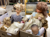 3 BOXES OF ASSORTED DOLLS & STUFFIES - 3