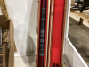 POOL CUE & BOX OF MOVIES & BOX OF CD - 2