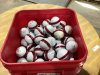 BUCKET OF GOLF BALLS