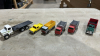 Box of Diecast Trucks