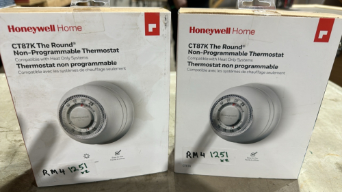 2 Honeywell Thermostats