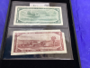 (2) 1954 CANADAIN BILLS - $1 & $2 - 2