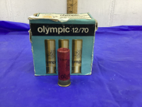 (25) LIVE ROUNDS OLYMPIC 12 G SHOTGUN SHELLS…PAL REQUIRED FOR PURCHASE