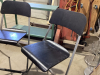 (2) IKEA FOLDING COUNTER HEIGHT CHAIRS - 2