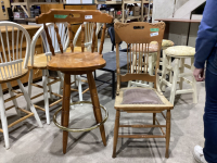 (2) WOOD CHAIRS