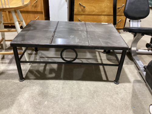 METAL & TILE COFFEE TABLE