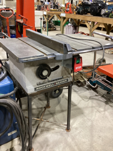 ROCKWELL BEAVER TABLE SAW - PARTS ONLY