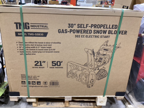 NEW TMG 30” SELF PROPELLED GAS SNOW BLOWER