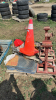 PALLET WITH JACKS STANDS,TRAFFIC CONES,FLOOR MATS