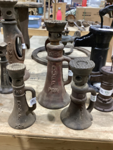 (3) ANTIQUE DUFF SCREW JACKS