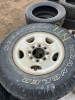 Pallet of six truck tires on rims - 2