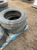 Two lawnmower tires, two truck tires - 5