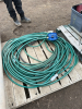 Garden hose and sprinkler