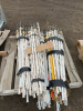 Electric fence post bundles