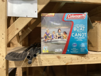 COLEMAN INFLATABLE BOAT & PADDLES