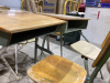 (2) SCHOOL DESKS - 2