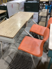 (2) SCHOOL DESKS