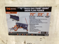 TMG 72” TRUCK FRONT MOUNT SNOW PUSHER