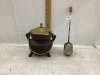 CAST FIRE STARTER POT WITH ROD