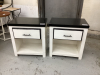 2 END TABLES - HAVE 1 DRAWER EACH