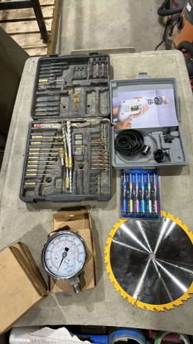 DRILL BITS,SAW BLADES,SCREWDRIVERS,GAUGES