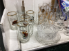 VINTAGE GLASSWARE + RUMIKUB GAME, CANDY DISHES - 2