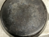 CAST FRY PANS - 5 PANS + ONE WAFFLE (NEEDS REPAIR) - 2