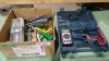 Box of screwdrivers and electrical kit