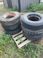 Six. Mobile home tires.