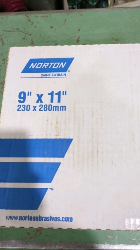 New Norton 9 in by 11-in sandpaper