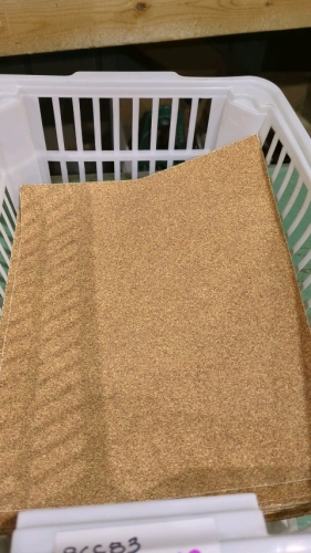 Basket of coarse grain sandpaper