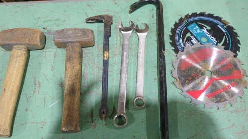 Miscellaneous box of tools